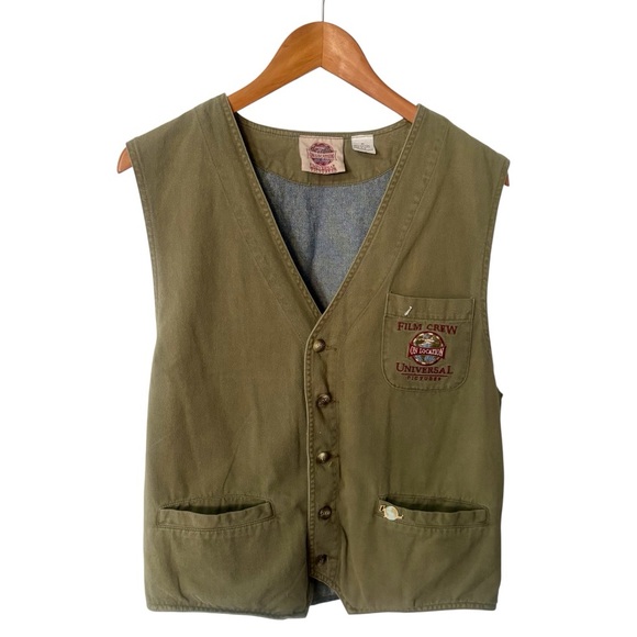 universal pictures Other - VINTAGE 80s/90s Universal Pictures Film Crew On Location Green Vest